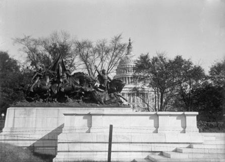 Grant Memorial at Capitol. Caisson Group of Statuary, 1914.
