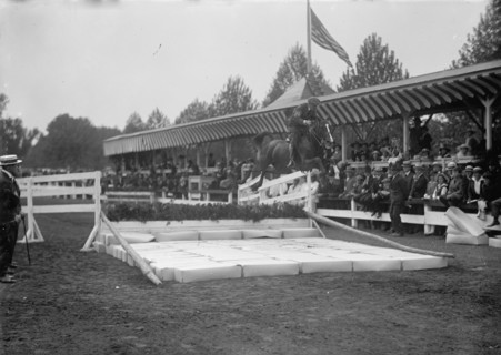 Horse Shows - Ralph Coffin; Broad Jump, 1917.