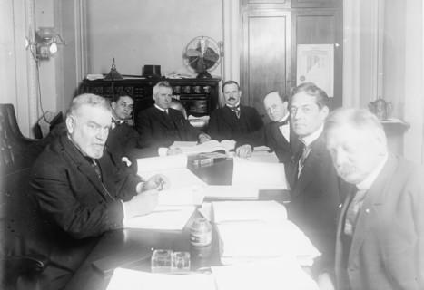House of Representatives Committees - Joint Committee On Banking And Currency..., 1913. Creator: Harris & Ewing.