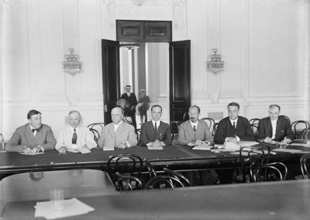 House of Representatives Committees - Select Committee Appointed Under H.R. 198 On Lobby..., 1913. Creator: Harris & Ewing.
