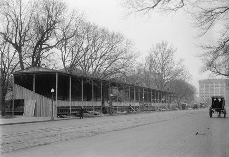 Inaugural Stands - Before State War And Navy, 1913.