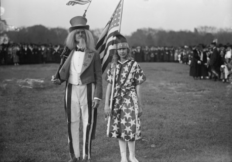 Liberty Loan Crowds, 1917.