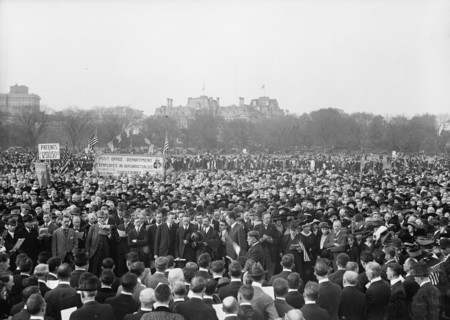 Liberty Loan Crowds, 1917.