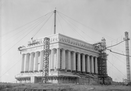 Lincoln Memorial - Under Construction, 1915.