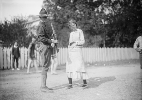 National Guard of D.C. in Camp, 1915.