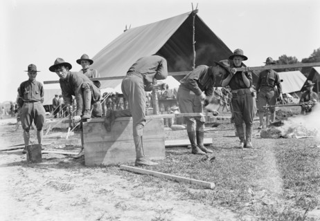 National Guard of D.C. in Camp, 1916.