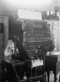 Navy Department, U.S. Tabulator-Printer Machine, Bureau Sup. And Accts., 1917.