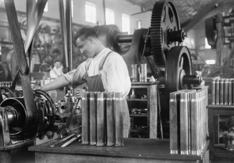 Navy Yard, U.S., Washington - Various Operations in Making C.C., 1917.