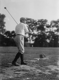 Owen, Robert Latham, Senator from Oklahoma, 1907-1925 - Golfing, 1917.