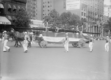 Preparedness Parade - Float, 1916.
