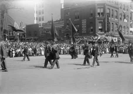 Preparedness Parade - G.A.R. Units in Parade, 1916.