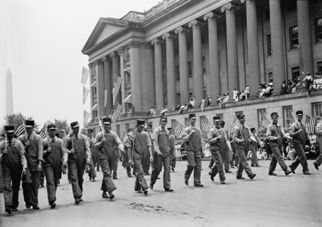 Preparedness Parade - Workmen, 1916.
