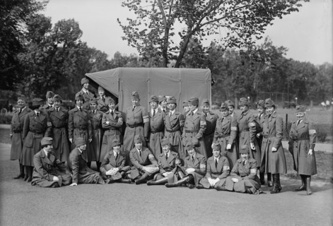 Red Cross, American - Dedication of Building, 1917.