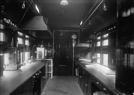 Red Cross, American - Sanitary Railroad Car, 1917.