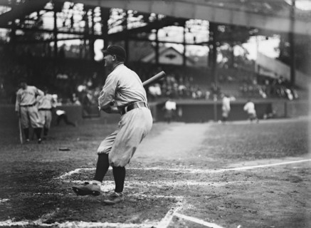 Unidentified Cleveland Al Player, at National Park, Washington, D.C. (Baseball), 1913.