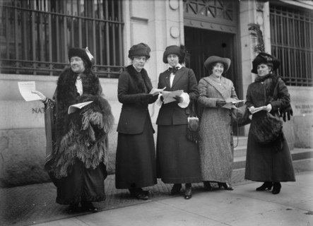 Woman Suffrage - Advertising Parade, 1913.