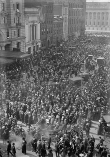 Woman Suffrage - Hikers Arriving from New York, 1913.