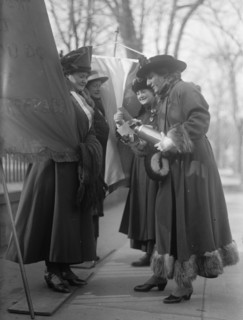 Woman Suffrage - Pickets, 1917. Creator: Harris & Ewing.