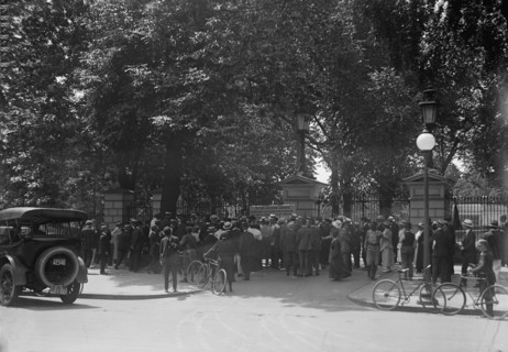 Woman Suffrage - Riot at White House Gate, 1917.
