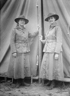 Woman's National Service School Under Woman's Section, Navy League, in Camp, 1917.