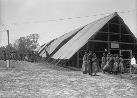 Woman's National Service School, Under Woman's Section, Navy League, 1917.