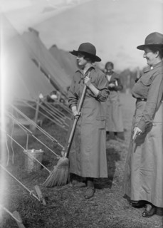 Woman's National Service School, Under Woman's Section, Navy League, Miss Moore, 1916.