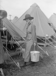 Woman's National Service School, Under Woman's Section, Navy League, Miss Moore, 1916.