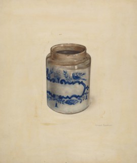 Stoneware Crock, 1938.