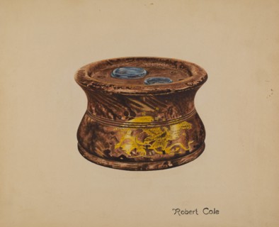Ink and Pen Stand, c. 1940.