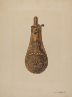 Powder Flask, c. 1936.