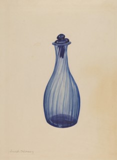Bottle for Toilet Water, c. 1940.