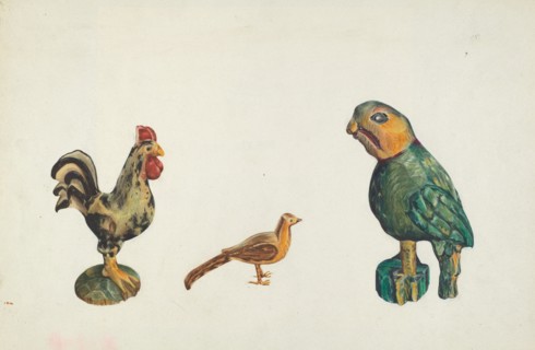 Wooden Birds, 1935/1942.