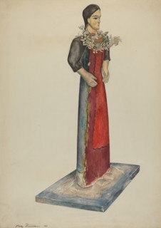 Santo, Bulto (Our Lady), 1938.