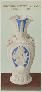 Porcelain Vase, c. 1938.