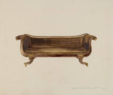 Sofa, c. 1936.
