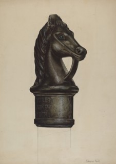 Hitching Post, c. 1937.