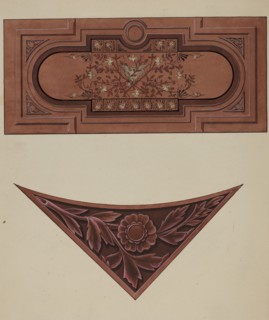 Inlaid Wood Panel, c. 1936.