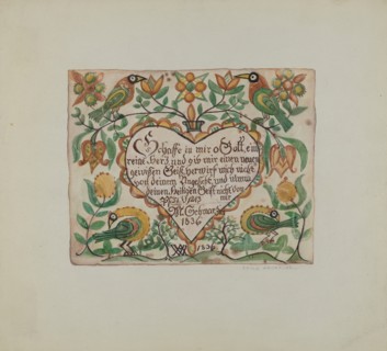 Illuminated Psalm, c. 1939.