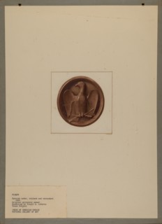 Plaque, c. 1940.