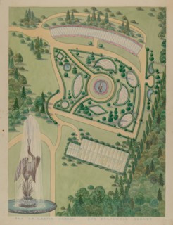 Isaace P. Martin Garden, c. 1936.