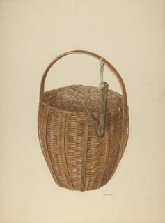 Zoar Apple Basket, c. 1938.