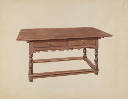 Table, c. 1936.