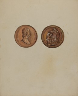 Medal (Bronze), c. 1936.