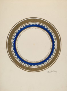 Plate, c. 1940.