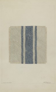 Striped Kersey, c. 1937.