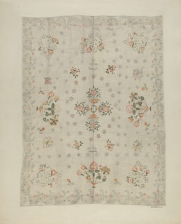 Bedspread, c. 1941.