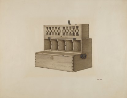 Surgeon's Field Desk and Kit, c. 1941.