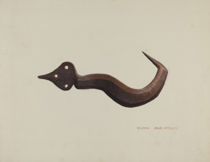 Conestoga Axe Holder, c. 1939.