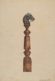 Hitching Post, c. 1937.