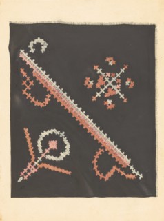 Footstool Top, c. 1941.